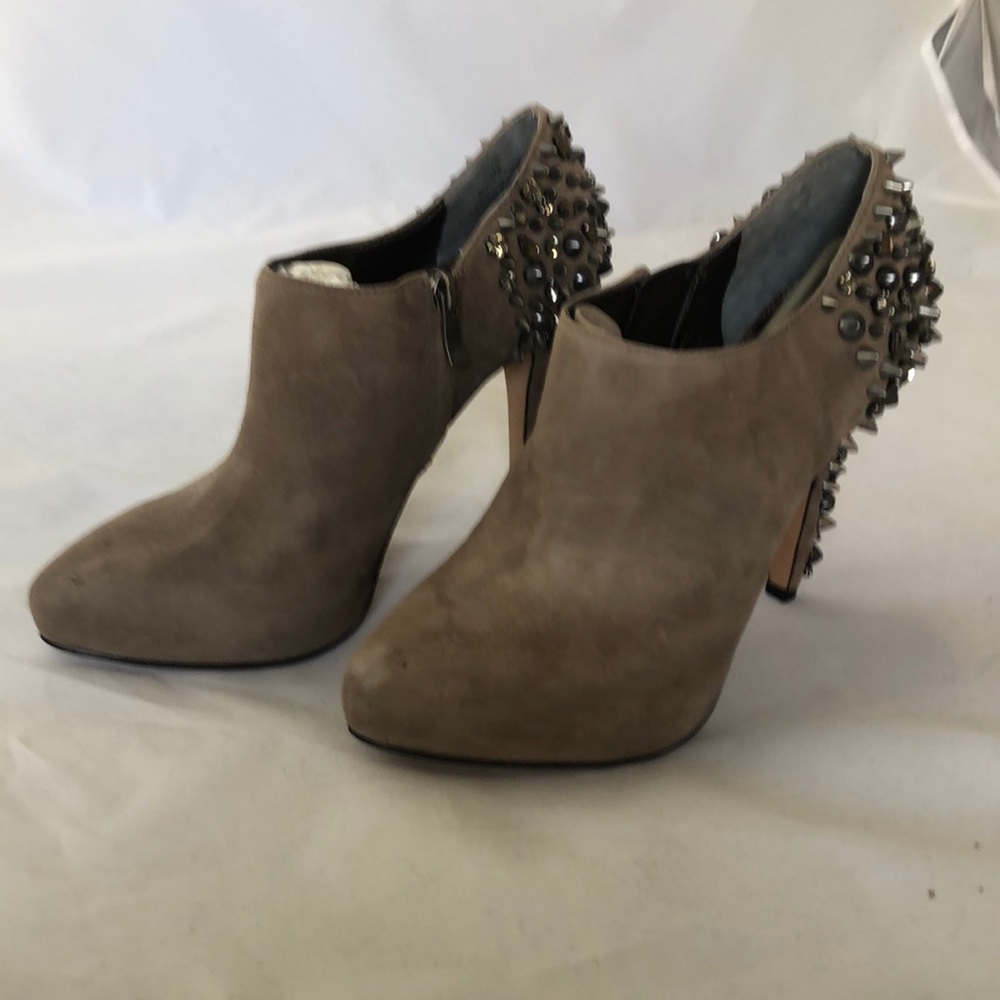 Sam Edelman Taupe Renzo Spiked 4" Ankle Bootie 9.5